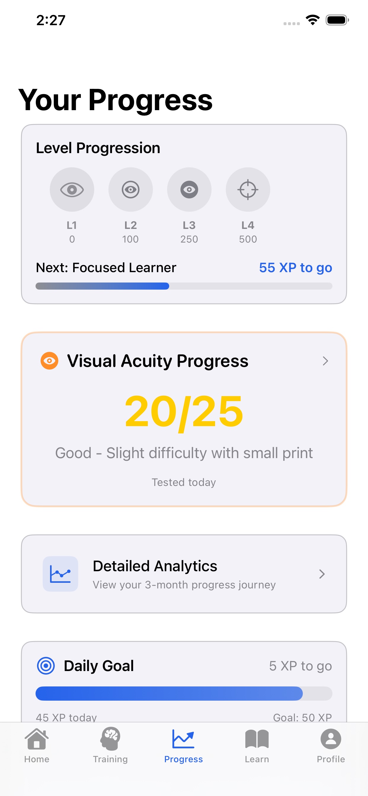 Visionary Progress Dashboard